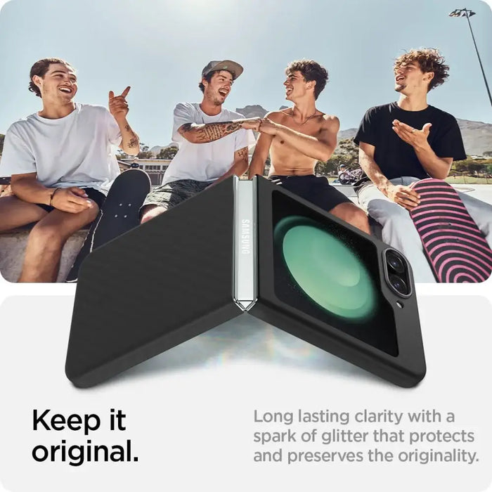 Spigen Airskin Pro Case for Samsung Galaxy Z Flip 5 - Black - Cell phone cases and covers<<<HurtelXML