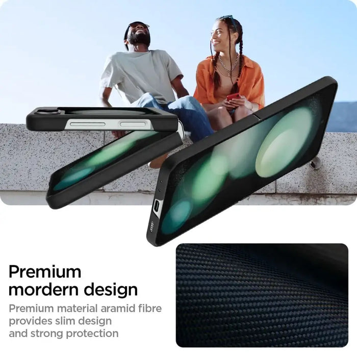 Spigen Airskin Pro Case for Samsung Galaxy Z Flip 5 - Black - Cell phone cases and covers<<<HurtelXML