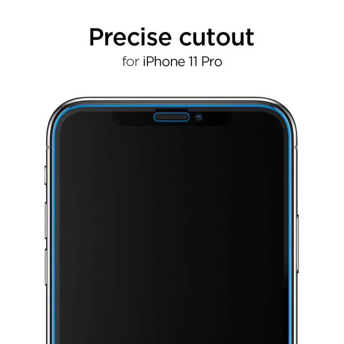 Spigen ALM Glass FC Tempered Glass for iPhone 11 Pro Max - Black - Cell phone tempered glass<<<HurtelXML