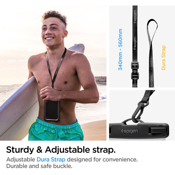 Spigen Aqua Shield A610 Case Waterproof Floating on Water - Black 2 pcs. - Cell phone cases and covers<<<HurtelXML