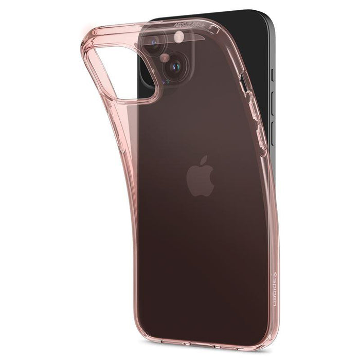 Spigen Crystal Flex iPhone 15 Plus Case - Pink/Transparent - Cell phone cases and covers<<<HurtelXML