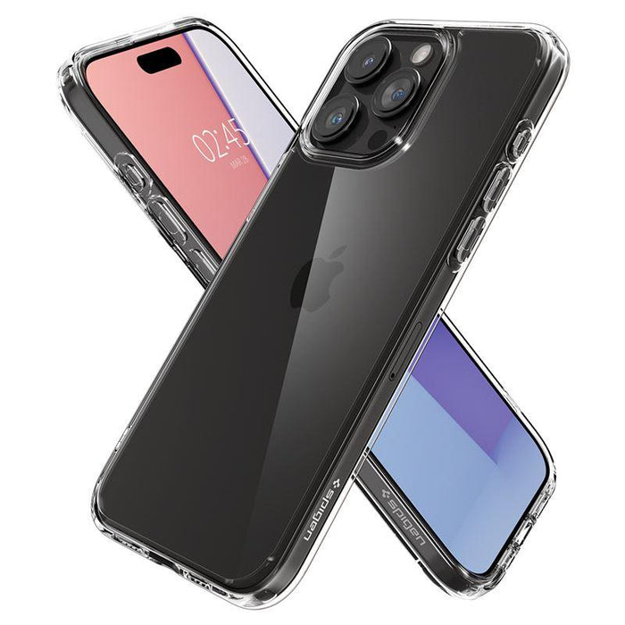 Spigen Crystal Hybrid Case for iPhone 15 Pro Max - Clear - Cell phone cases and covers<<<HurtelXML