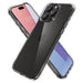 Spigen Crystal Hybrid Case for iPhone 15 Pro Max - Clear - Cell phone cases and covers<<<HurtelXML