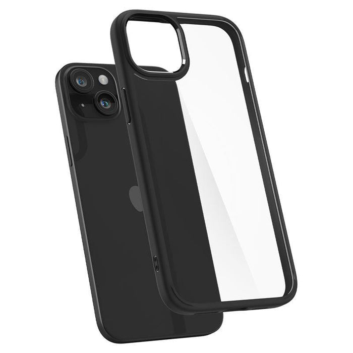 Spigen Crystal Hybrid iPhone 15 Plus Case - Clear Black - Cell phone cases and covers<<<HurtelXML