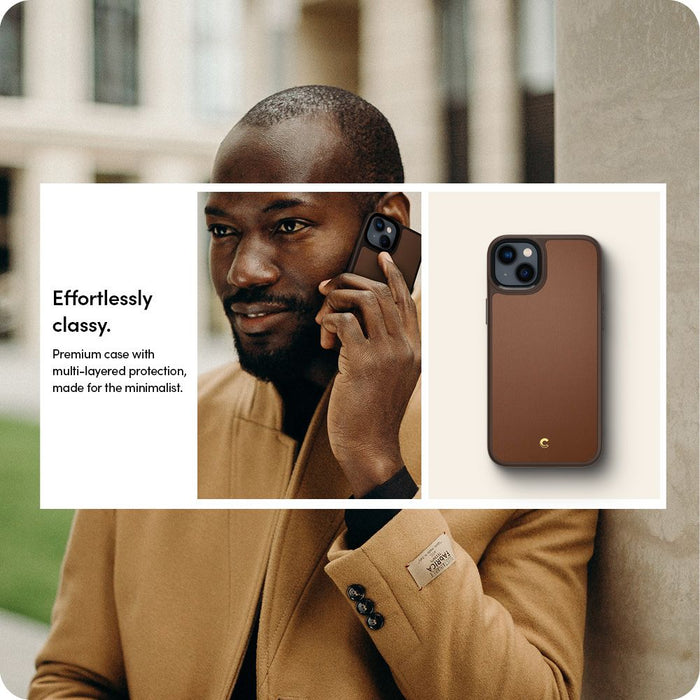 Spigen Cyrill Kajuk Mag Case with MagSafe for iPhone 14 Plus - Brown - Cell phone cases and covers<<<HurtelXML