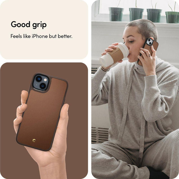 Spigen Cyrill Kajuk Mag Case with MagSafe for iPhone 14 Plus - Brown - Cell phone cases and covers<<<HurtelXML