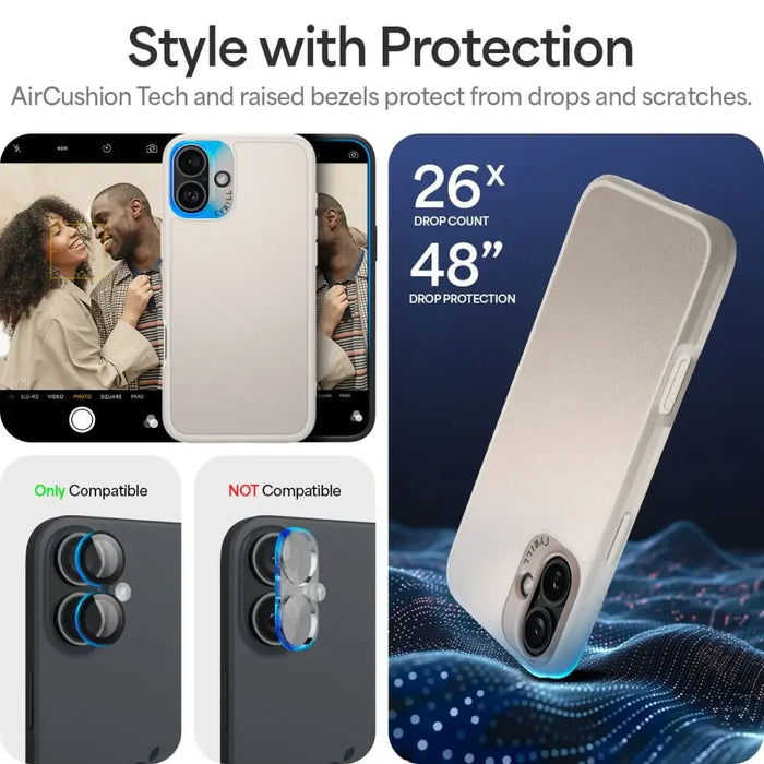 Spigen Cyrill Kajuk Mag iPhone 16 Case - Beige - Cell phone cases and covers<<<HurtelXML