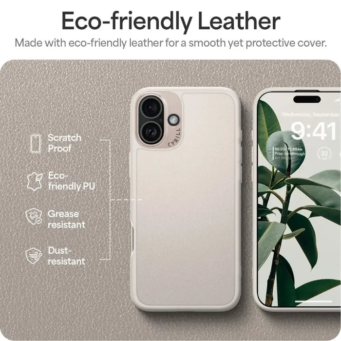 Spigen Cyrill Kajuk Mag iPhone 16 Case - Beige - Cell phone cases and covers<<<HurtelXML