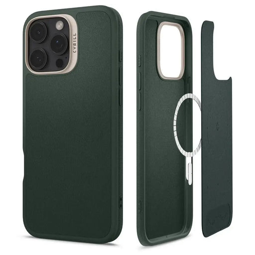 Spigen Cyrill Kajuk Mag iPhone 16 Pro Case - Green - Cell phone cases and covers<<<HurtelXML
