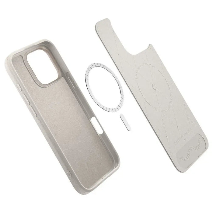 Spigen Cyrill Kajuk MagSafe iPhone 16 Pro Case - Beige - Cell phone cases and covers<<<HurtelXML