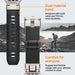 Spigen Durapro Armor Strap for Apple Watch 4/5/6/7/8/9/SE/ Ultra (42/44/45/49 mm) - Black - Cell phone cases