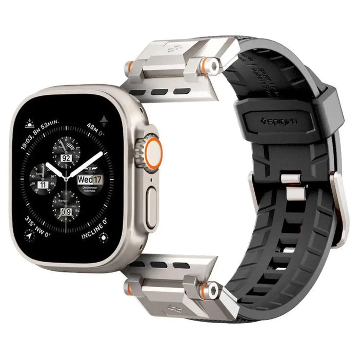 Spigen Durapro Armor Strap for Apple Watch 4/5/6/7/8/9/SE/ Ultra (42/44/45/49 mm) - Black - Cell phone cases