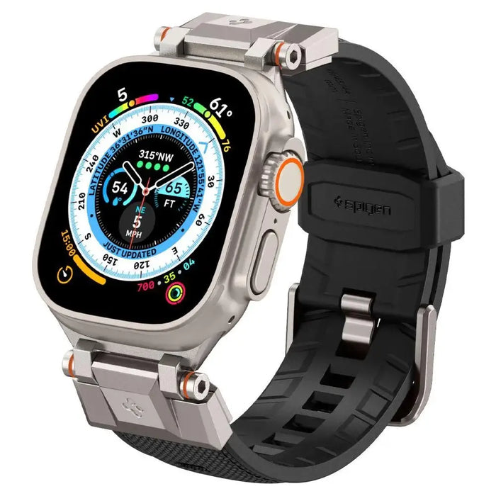 Spigen Durapro Armor Strap for Apple Watch 4/5/6/7/8/9/SE/ Ultra (42/44/45/49 mm) - Black - Cell phone cases