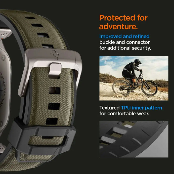 Spigen DuraPro Armor Strap for Apple Watch 44 / 45 / 46 / 49 mm - Green - Other cell phone equipment<<<HurtelXML