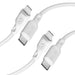 Spigen DuraSync MFi USB-C / Lightning Cable 2-Pack 100cm - White - Cables and tapes<<<HurtelXML