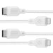Spigen DuraSync MFi USB-C / Lightning Cable 2-Pack 100cm - White - Cables and tapes<<<HurtelXML