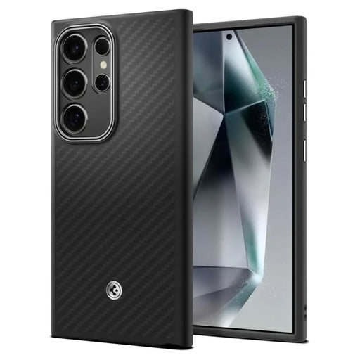 Spigen Enzo Aramid Case for Samsung Galaxy S24 Ultra - Matte Black - Cell phone cases and covers<<<HurtelXML