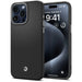 Spigen Enzo Aramid Mag Case with MagSafe for iPhone 15 Pro - Matte Black - Cell phone cases