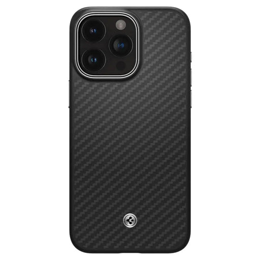Spigen Enzo Aramid Mag Case with MagSafe for iPhone 15 Pro Max - Matte Black - Cell phone cases and covers<<<HurtelXML