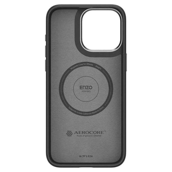 Spigen Enzo Aramid Mag Case with MagSafe for iPhone 15 Pro Max - Matte Black - Cell phone cases and covers<<<HurtelXML