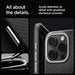 Spigen Enzo Aramid Mag Case with MagSafe for iPhone 16 Pro Max - Black and Silver - Cell phone cases