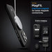 Spigen Enzo Aramid Mag Case with MagSafe for iPhone 16 Pro Max - Matte Black - Cell phone cases and covers<<<HurtelXML