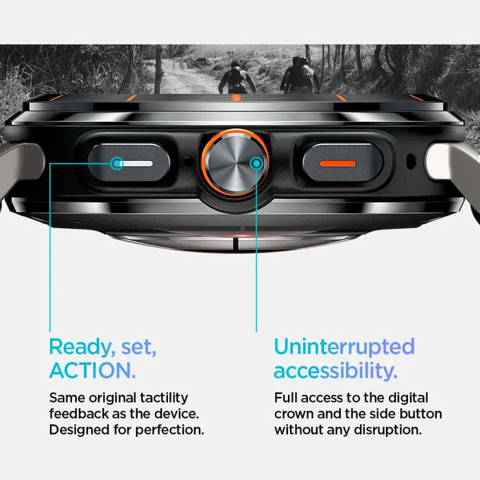 Spigen Fit Lite Strap for Galaxy Watch Ultra 47mm - Black - Other cell phone equipment<<<HurtelXML