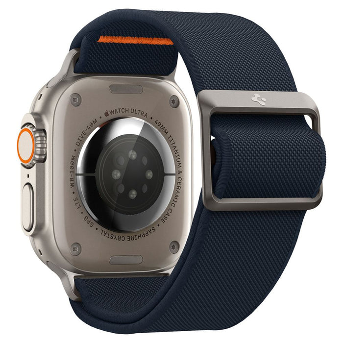 Spigen Fit Lite Ultra Strap for Apple Watch 4/5/6/7/8/9/SE/Ultra (42/44/45/49 mm) - Navy Blue - Cell phone cases