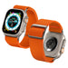 Spigen Fit Lite Ultra Strap for Apple Watch 4 / 5 / 6 / 7 / 8 / SE / Ultra (42/44/45/49 mm) - Orange - Cell phone cases