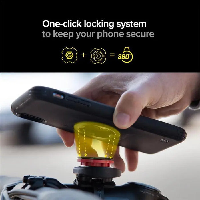 Spigen Gearlock MS100 Bike Handlebar Mount - Black - Cell phone holders<<<HurtelXML