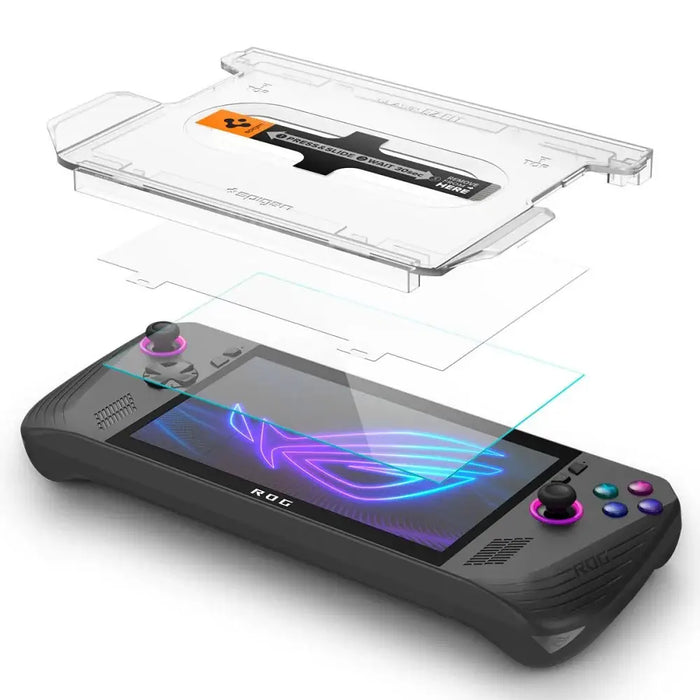 Spigen Glas.TR EZ Fit 2-pack Tempered Glass for Asus Rog Ally X - Transparent - Cell phone tempered glass<<<HurtelXML