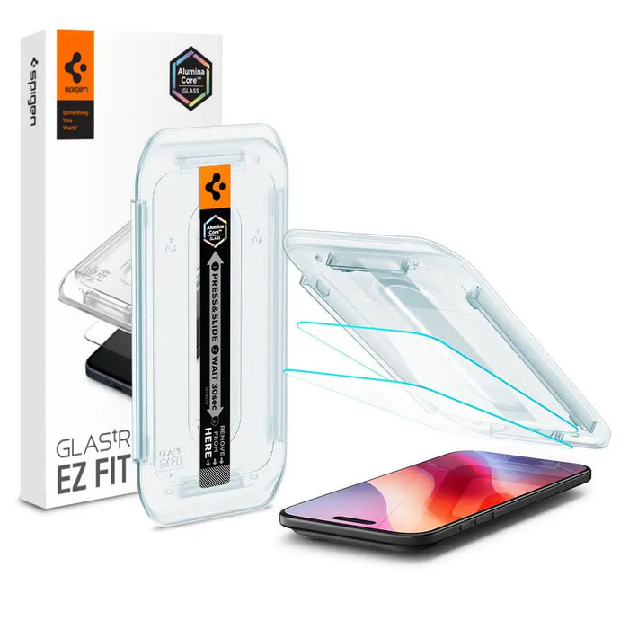 Spigen Glas.TR EZ Fit 2-pack tempered glass for iPhone 17 Air - transparent - Cell phone tempered glass<<<HurtelXML