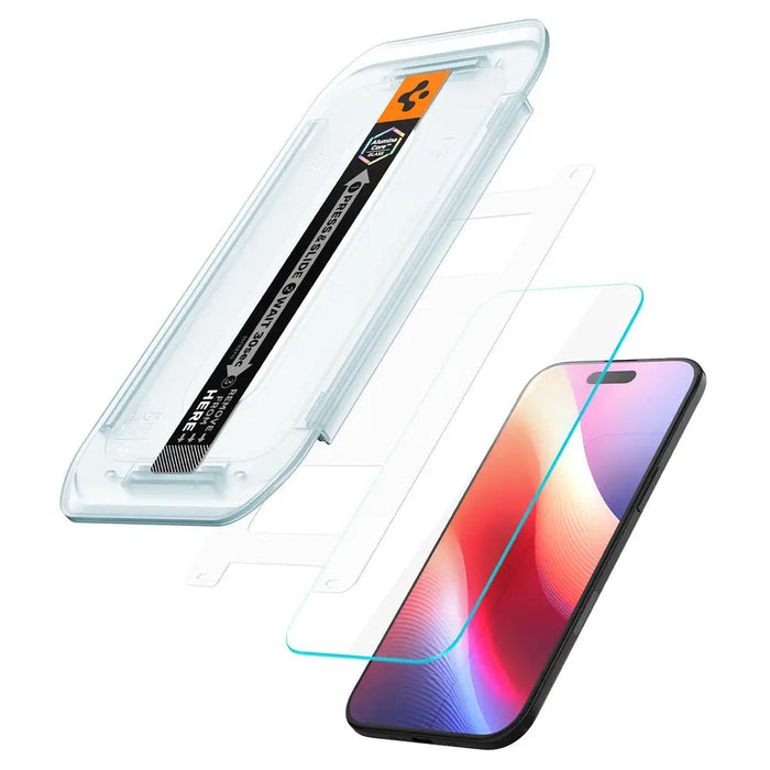 Spigen Glas.TR EZ Fit 2-pack tempered glass for iPhone 17 Air - transparent - Cell phone tempered glass<<<HurtelXML