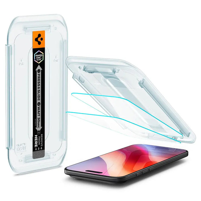 Spigen Glas.TR EZ Fit 2-pack tempered glass for iPhone 17 Air - transparent - Cell phone tempered glass<<<HurtelXML