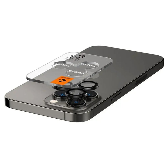 Spigen Glas.tR EZ Fit Optik Camera Protector for iPhone 14 Pro / Pro Max / 15 Pro / Pro Max / 16 Pro / Pro Max - Black
