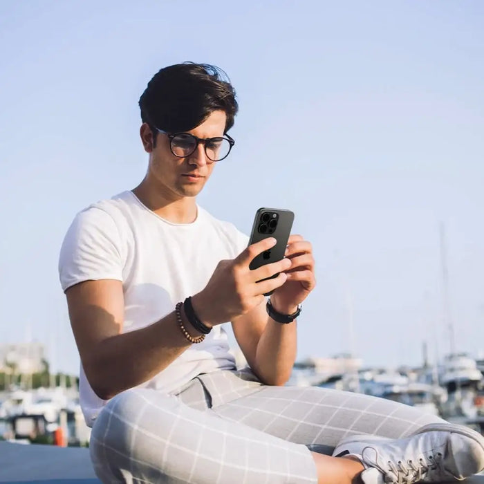 Spigen Glas.tR EZ Fit Optik Camera Protector for iPhone 14 Pro / Pro Max / 15 Pro / Pro Max / 16 Pro / Pro Max - Black