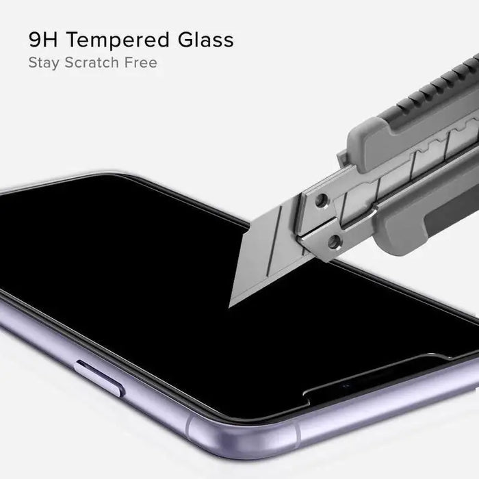 Spigen Glas.tR EZ Fit Privacy Tempered Glass for iPhone 11 / XR - Cell phone tempered glass<<<HurtelXML