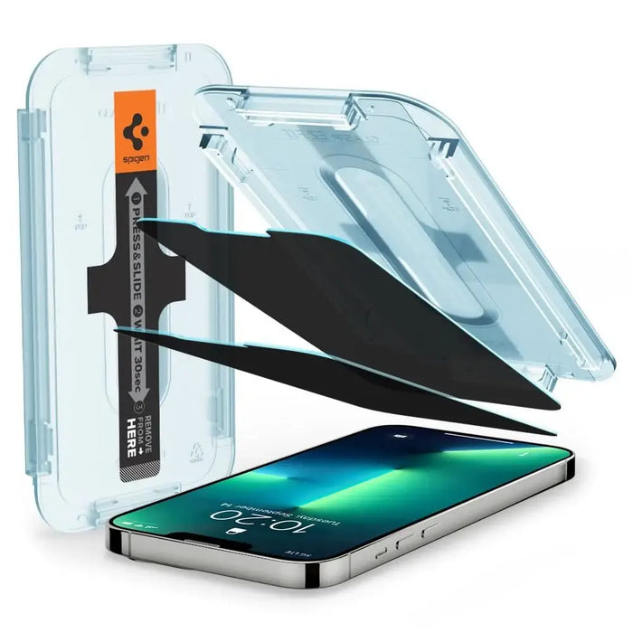 Spigen Glas.tR EZ Fit Privacy Tempered Glass for iPhone 13 Pro Max - 2 pcs. - Cell phone tempered glass<<<HurtelXML