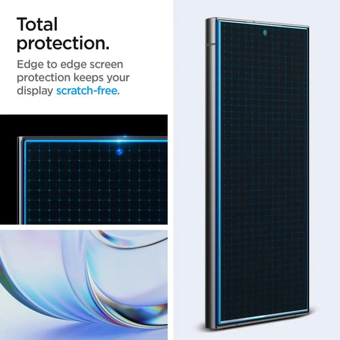 Spigen Glas.tR EZ Fit Privacy Tempered Glass for Samsung Galaxy S24 Ultra - 2 pcs. - Cell phone tempered