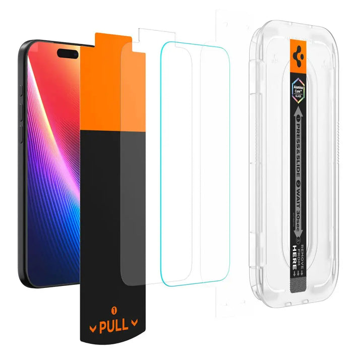 Spigen Glas.TR EZ Fit Pro Privacy Glass for iPhone 16 Pro / 17 / 17 Pro - Cell phone tempered glass<<<HurtelXML