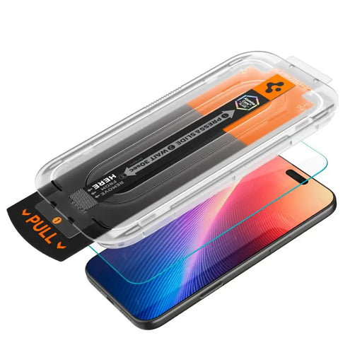 Spigen Glas.TR EZ Fit Pro Tempered Glass for iPhone 16 Pro Max / 17 Pro Max - Transparent - Cell phone tempered