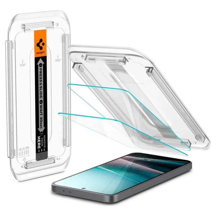 Spigen Glas.TR ’Ez Fit’ Tempered Glass 2-pack for Samsung Galaxy A36 5G - Transparent - Cell phone tempered