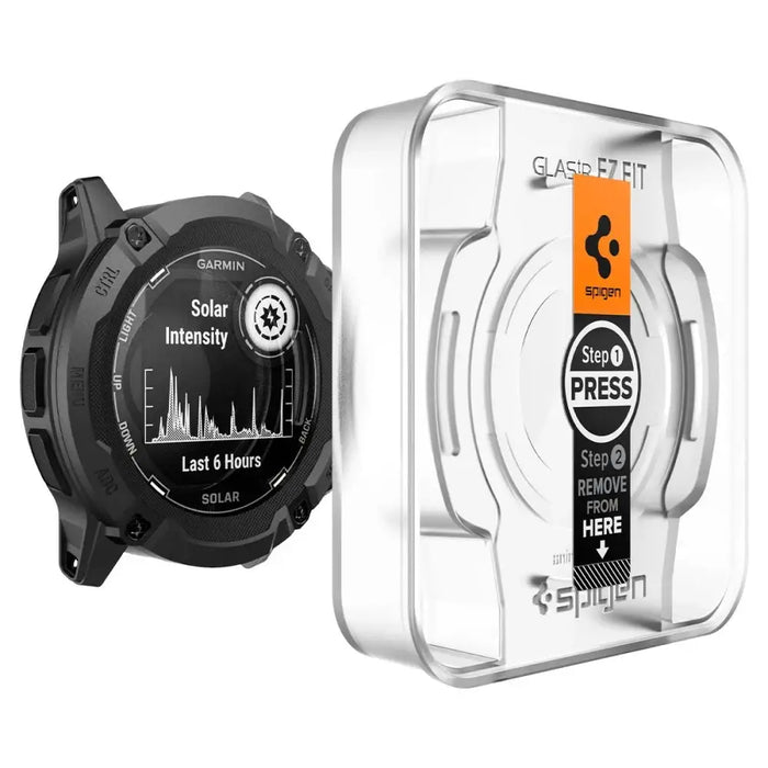 Spigen Glas.tR EZ Fit tempered glass for Garmin Instinct 2X Solar - 2 pcs. - Cell phone tempered glass<<<HurtelXML