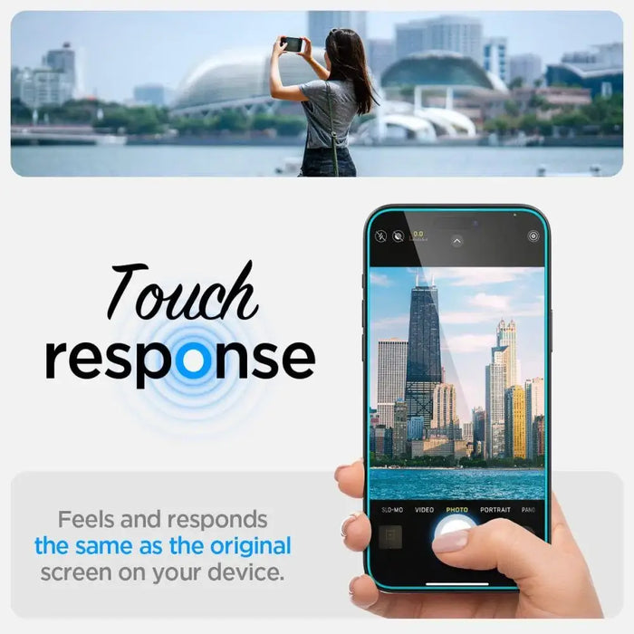Spigen Glas.tR EZ Fit Tempered Glass for iPhone 15 Plus / 16 Plus - 2 pcs. - Cell phone tempered glass<<<HurtelXML