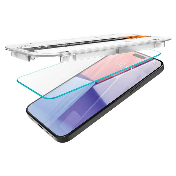 Spigen Glas.tR EZ Fit Tempered Glass for iPhone 15 Pro - Cell phone tempered glass<<<HurtelXML