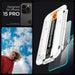 Spigen Glas.tR EZ Fit Tempered Glass for iPhone 15 Pro - Cell phone tempered glass<<<HurtelXML