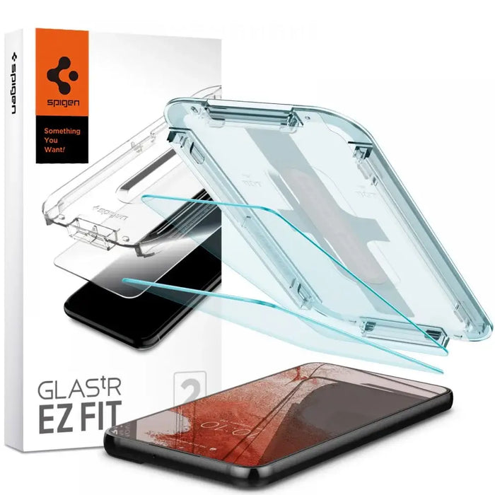 Spigen Glas.tR EZ Fit Tempered Glass for Samsung Galaxy S22+ - 2 pcs. - Cell phone tempered glass<<<HurtelXML
