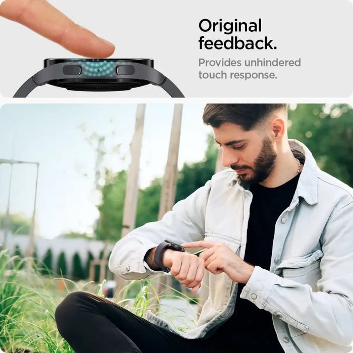 Spigen Glas.tR EZ Fit tempered glass for Samsung Galaxy Watch 6 (44 mm) - 2 pcs. - Cell phone tempered glass<<<HurtelXML