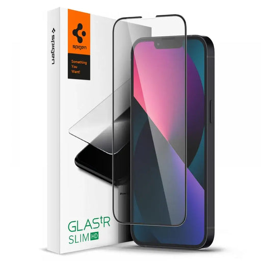 Spigen Glass FC Tempered Glass for iPhone 13 mini - Black - Cell phone tempered glass<<<HurtelXML