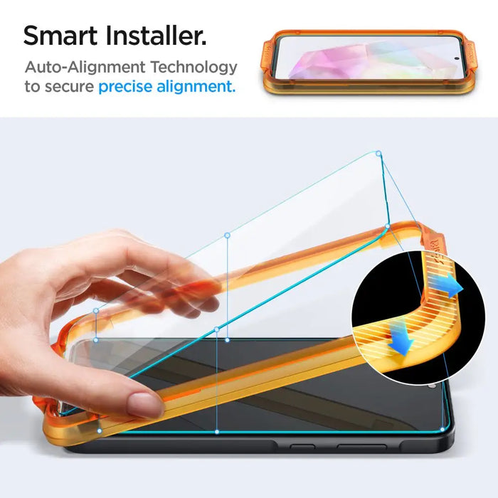 Spigen Glass tR AlignMaster 2 Pack - Samsung Galaxy A35 - Cell phone cases and covers<<<HurtelXML